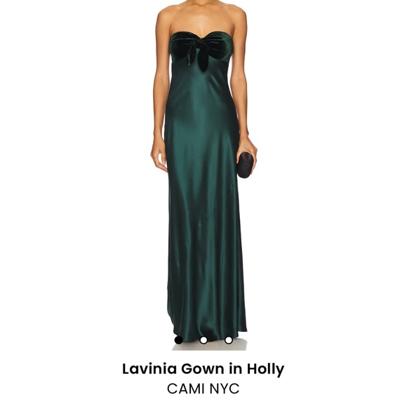 Cami NYC Lavinia Gown in Holly - Size 4 - Picture 1 of 9